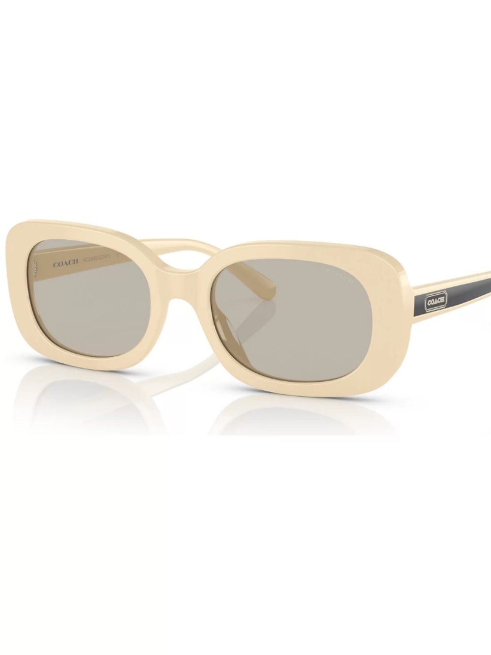 COACH Authentic Off White Vintage Style Sunglasses HC8358U